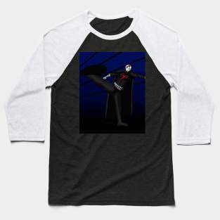 Black Man Art Baseball T-Shirt